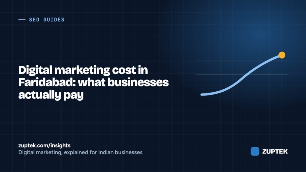 Digital Marketing Cost in Faridabad: What You Pay