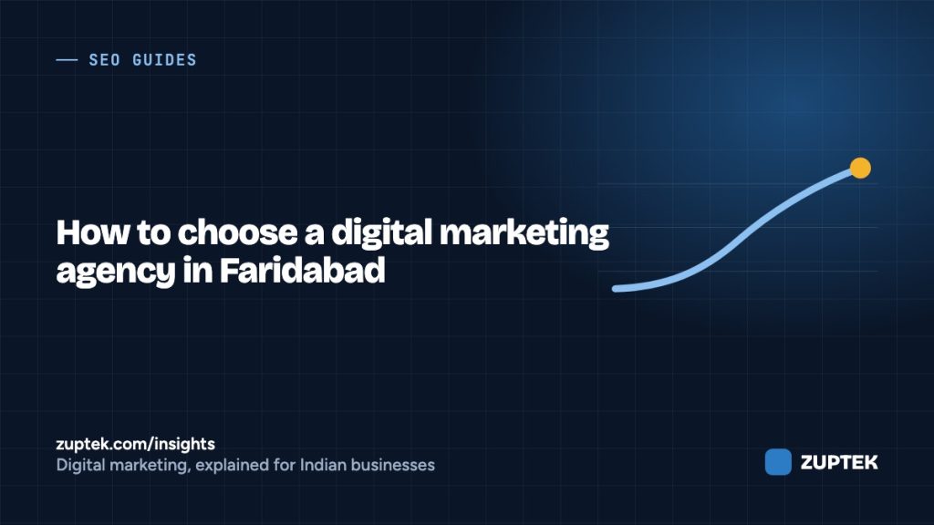 How to Choose a Digital Marketing Agency in Faridabad