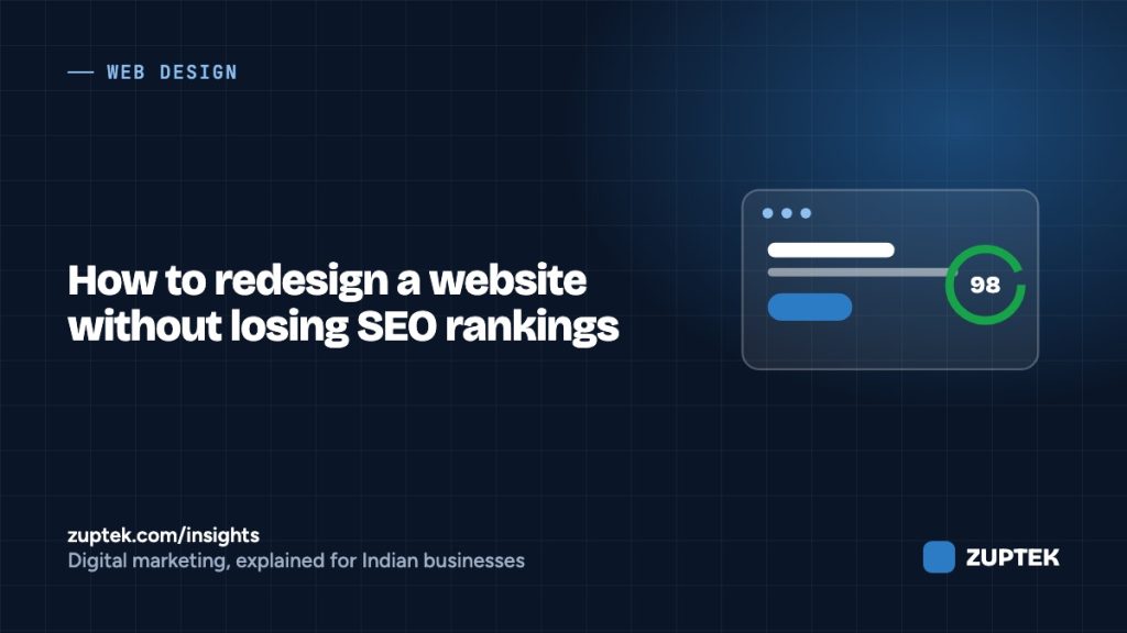 Website Redesign Without Losing SEO Rankings